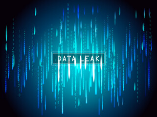 Wall Mural - Data Leak