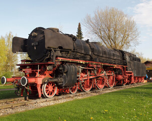 Wall Mural - Dampflokomotive in Treuchtlingen