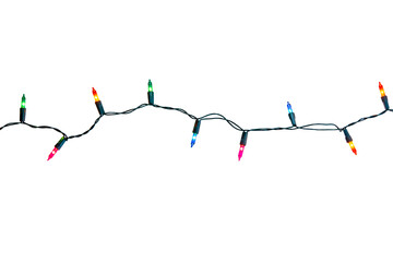 Wall Mural - christmas lights string