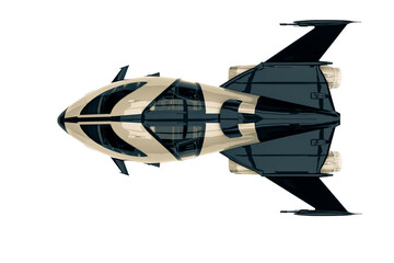 Wall Mural - spaceship universe explorer