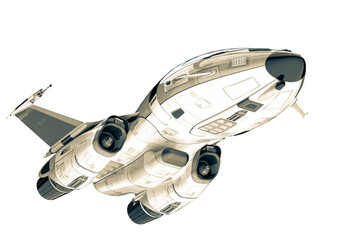 Wall Mural - spaceship universe explorer