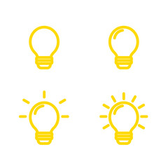 Poster - light bulb idea