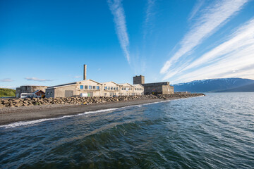 Wall Mural - Old Herring Factory in Hjalteyri North Iceland