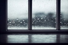 Rainy Day Seen From A Window