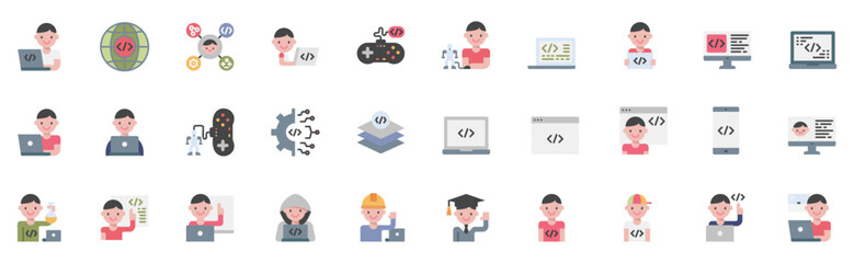 kids coding icon vector , study, game, development, robotics,Education