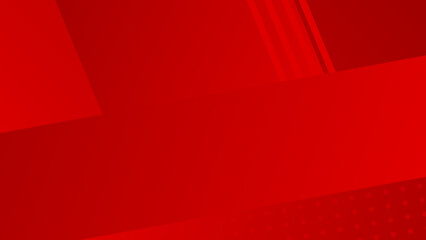 Poster - abstract red background minimal, abstract creative overlap digital background, modern landing page concept vector.