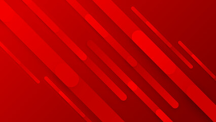 Poster - abstract red background minimal, abstract creative overlap digital background, modern landing page concept vector.