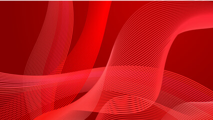 Poster - abstract red background minimal, abstract creative overlap digital background, modern landing page concept vector.