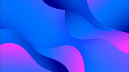 Modern blue and pink technology background. Abstract high-speed movement. Colorful dynamic motion on blue background for banner or poster design background concept.