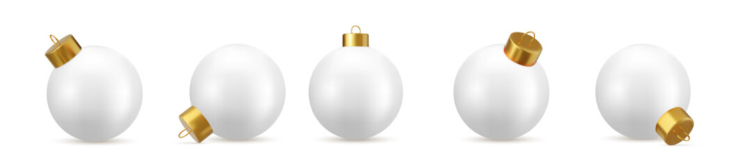 white Christmas ball