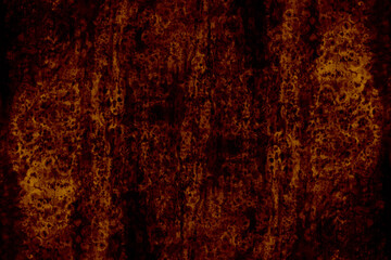 Wall Mural - Fired rustic old dark  metal plate with seamless grunge texture