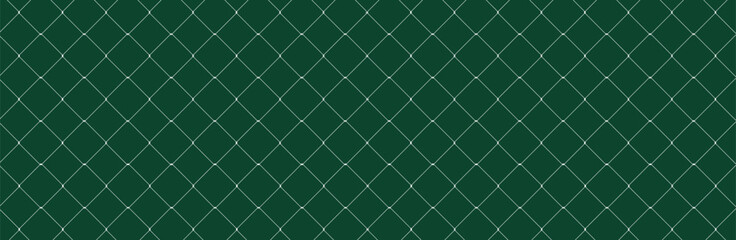  Net texture pattern on green background. Net texture pattern for backdrop and wallpaper. Realistic net pattern with black squares. Geometric background, vector illustration