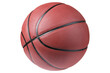 Basketball ball of classic design, with the texture of a pimple, on a white background, isolate