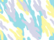 Tie Dye Camouflage pattern, Tie Dye 2 Tone Clouds Close Up Shot fabric texture background blue yellows, Tie dye shibori pattern. Military vector camouflage hunting background seamless print, Abstract 