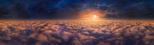 Sunset Above Clouds 360°