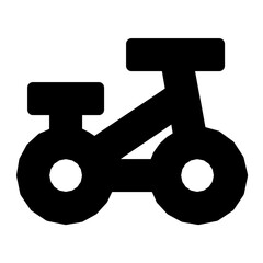 Poster - Kids Bike Vector Icon 