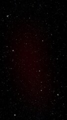 Wall Mural - Star field background with red glowing light vertical video 4K flying stars in outer space, astronomy sci-fi background