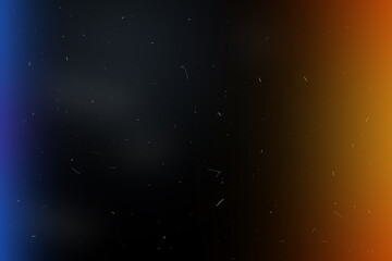 Wall Mural - vintage film overlay background with noise and orange and blue blurred lines