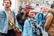 © william87 - Multiracial group of friends walking and having fun together in London