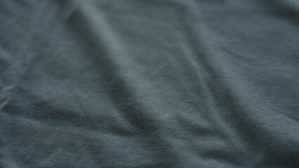 Poster - closeup of blue cotton fabric