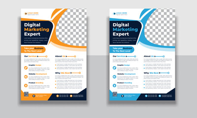 Creative professional a4 flyer, flyer template layout design, business flyer, Business brochure flyer design layout template, corporate banners and leaflets