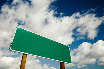 Wall Mural - Blank Road Sign