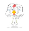 chicken jump rope exercise. character vector