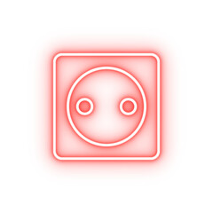 Poster - Sockets neon icon