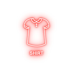 Poster - T-shirt neon icon