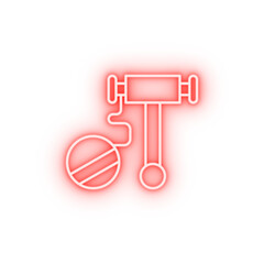 Poster - Game ball toy neon icon