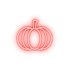 Poster - Pumpkin farm harvest neon icon