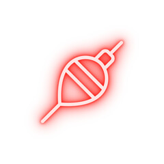 Poster - bobber neon icon