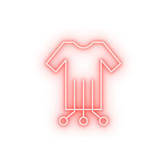Poster - Robotic technology shirt neon icon