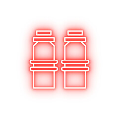 Poster - ecology earth day water neon icon