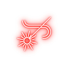 Poster - Beam neon icon