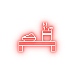 Poster - Japan tea neon icon