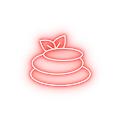Poster - Japan stones neon icon