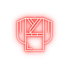 Poster - Japan kimono neon icon