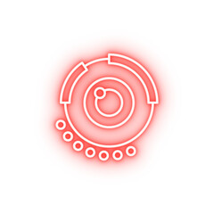 Poster - Eyes technology neon icon