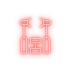 Poster - Studio lights film neon icon