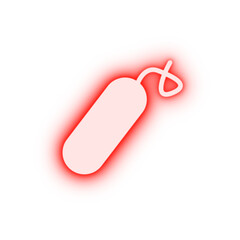 Poster - Cucumber vegetable neon icon