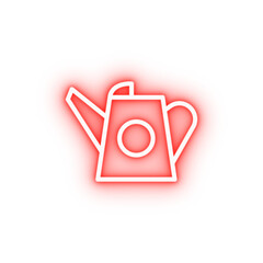 Poster - Watering can farm neon icon