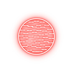Poster - planet neon icon