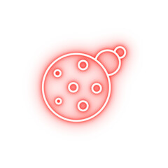 Poster - parade of planets neon icon