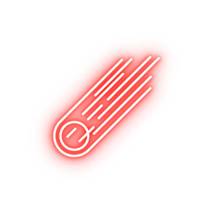 Poster - meteorite neon icon
