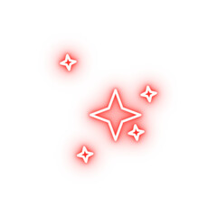Poster - stars neon icon