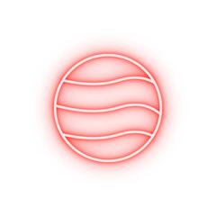 Poster - planet neon icon