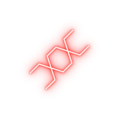 Poster - genetics neon icon