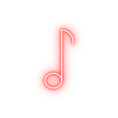 Poster - note neon icon