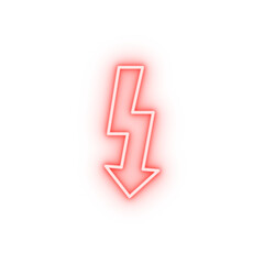 Poster - flash neon icon